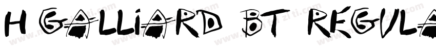 H_Galliard BT Regula字体转换